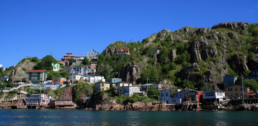 Our final day of the tour began with a boat tour out of St. John's harbour ... passing the iconic Battery along the way.