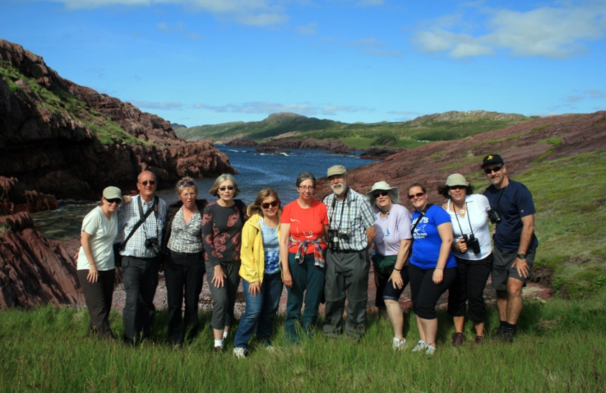 Here is our Wildland Tours group at Tickle Cove, Bonavista Bay. What a great bunch!!