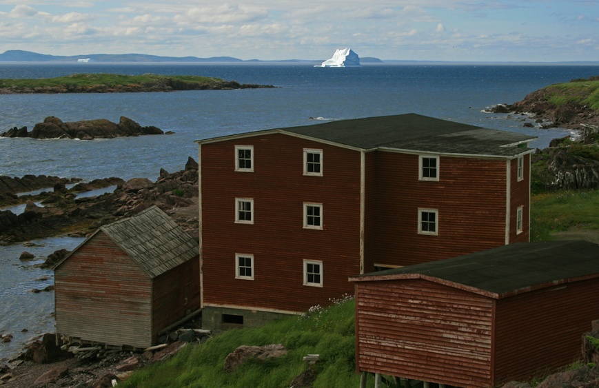 Another brilliant iceberg was grounded just off the scenic little outport of Red Cliff, Bonavista Bay.