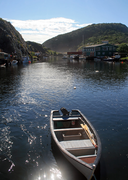Quaint and historic, this little fishing harbour in St. John's is also home to an award-winning microbrewery - Quidi Vidi Brewing Co (right).